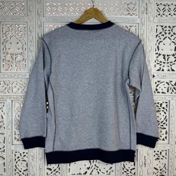 Disney Store Mickey Mouse Gray Long Sleeve Crew Neck Sweatshirt Kids Large - Picture 4 of 5